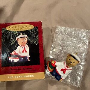 Hallmark Bearinger Ornament - Red, White, Blue